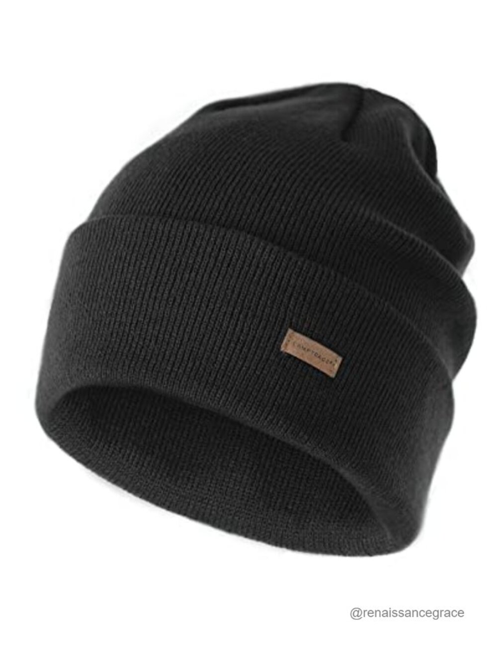 Unisex Cuffed Knit Beanie Warm Winter Ski Skull Cap Acrylic Hat